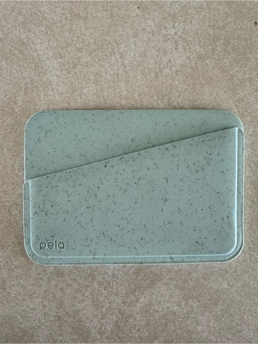 Eco-Friendly Mint Card Sleeve Wallet Pela Sage Green Unused NWOT